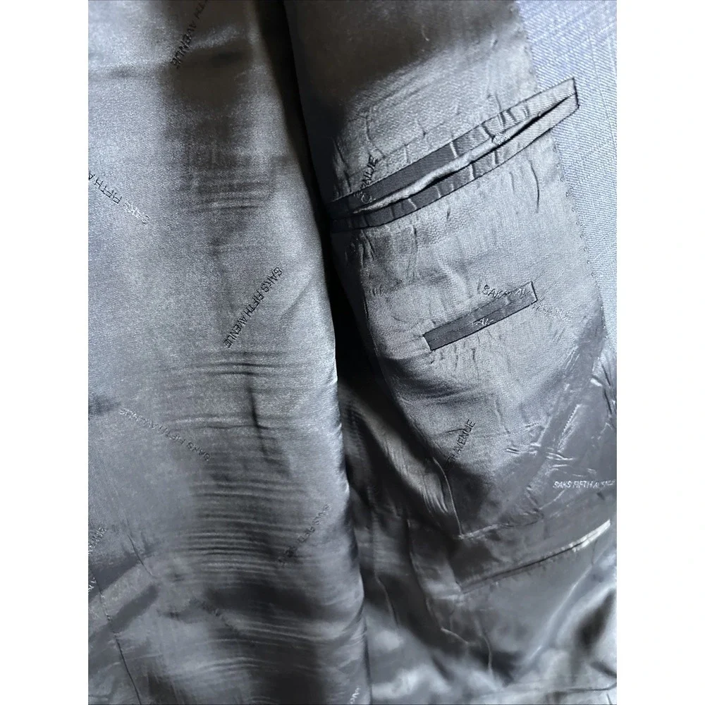 Ermenegildo Zegna Traveller Mens Blue Wool Suit Coat And‎ Pants Sz 46R Mod Fit